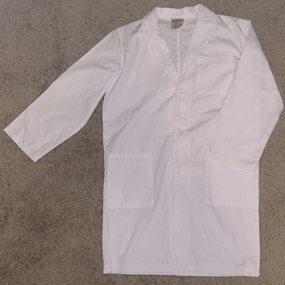 Kids Costume- Button up Dr Coat